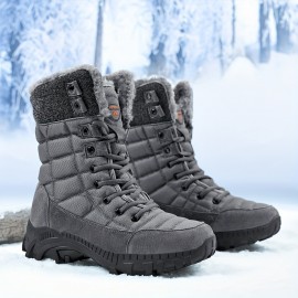 Men's Winter Snow Boots Non-slip Insulated Warm Durable Outdoor Classic Mid Calf Boots