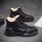 Men's Fuzz-lined Winter High Top Sneakers Boots, Thermal Shoes, Warm Sneakers For Fall Winter