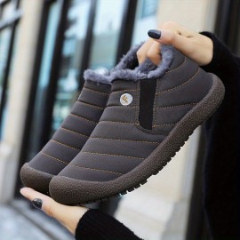 Men's Snow Boots Thermal Winter Shoes Boots, Casual Walking Shoes