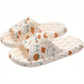 Men's Graphic design Summer Slides, Casual Non Slip Slippers, Open Toe Shoes For Indoor Outdoor Beach Shower