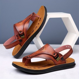 Men's Bunion Corrector Flip Flops, Quick-Drying Comfy Thong Sandals For Indoor Outdoor, Summer