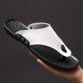 Unisex Trendy Simple Breathable Non-slip Slip On Sandals Casual Summer Beach Outdoors Slippers For Men Women