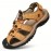 Men's Outdoor Sport Sandals, Comfortable Breathable Non-slip Water Shoes, Lightweight Hollow Out Slide For Summer Hiking Beach