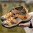 Men's Outdoor Sport Sandals, Comfortable Breathable Non-slip Water Shoes, Lightweight Hollow Out Slide For Summer Hiking Beach