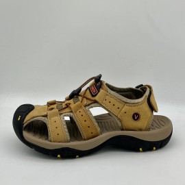 Men's Outdoor Sport Sandals, Comfortable Breathable Non-slip Water Shoes, Lightweight Hollow Out Slide For Summer Hiking Beach