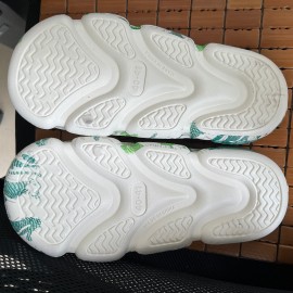 Men's Color Block Slides, Casual Lightweight Non Slip Slippers, Open Toe Soft Sole Shoes For Indoor Outdoor Beach Shower, Spring And Summer