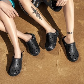 Men's And Women's Clogs, Garden Shoes, Comfortable Lightweight Hollow Out Sandals, Spring And Summer