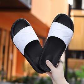 Men's Comfortable Quick-Drying Non-Slip Slides For Indoor & Outdoor, Summer