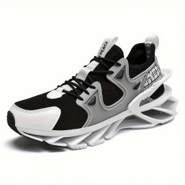 Men's Blade Sneakers, Breathable Shock Absorption Sports Shoes Lightweight Shoes For Jogging Tennis Gym, Walking Sneakers, Athletic Shoes For Youth Teenager, Spring And Summer