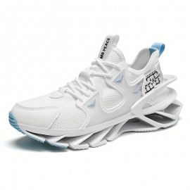 Men's Blade Sneakers, Breathable Shock Absorption Sports Shoes Lightweight Shoes For Jogging Tennis Gym, Walking Sneakers, Athletic Shoes For Youth Teenager, Spring And Summer
