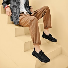 Plus Size Men's Strap Sandals With Buckle, Durable Non Slip Outdoor Hiking Trekking Sandals, Comfy Beach Water Shoes, Spring And Summer