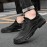 Men's Casual Faux Leather Shoes, Breathable Anti-skid Low-top Lace-up Shoes For Outdoor, Spring And Autumn