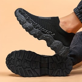 Men's Slip-on Sneakers - Athletic Shoes - Lightweight And Breathable Walking Shoes - Plus Sizes Available