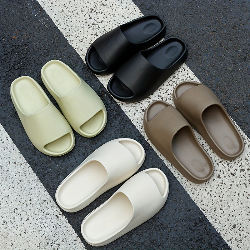 mens eva cloud slides casual non slip slippers open toe shoes for indoor outdoor beach shower spring and summer details 3